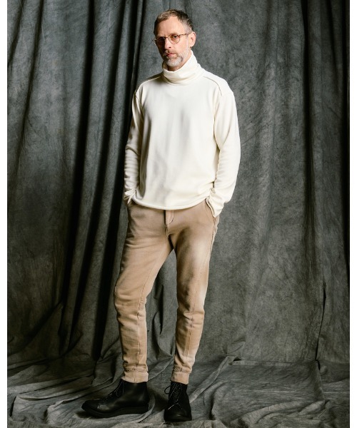スウェットパンツ ジャージ fade switching rib sweat pants メンズの画像
