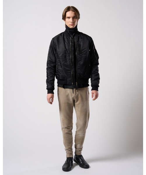 スウェットパンツ ジャージ fade switching rib sweat pants メンズの画像