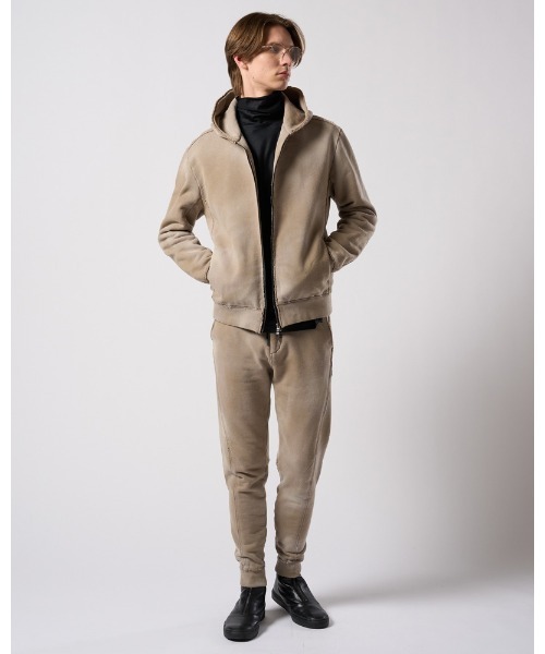 スウェットパンツ ジャージ fade switching rib sweat pants メンズの画像