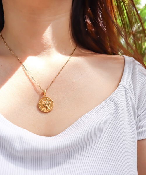 IRIEBEACH（アイリービーチ） アレルギー対応 ネックレス Coin