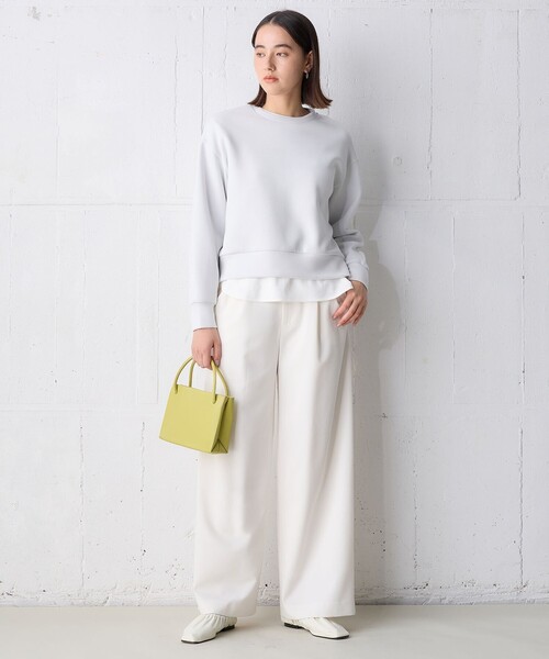「UNFILO」 長袖カットソー X-LARGE ホワイト レディース_画像9