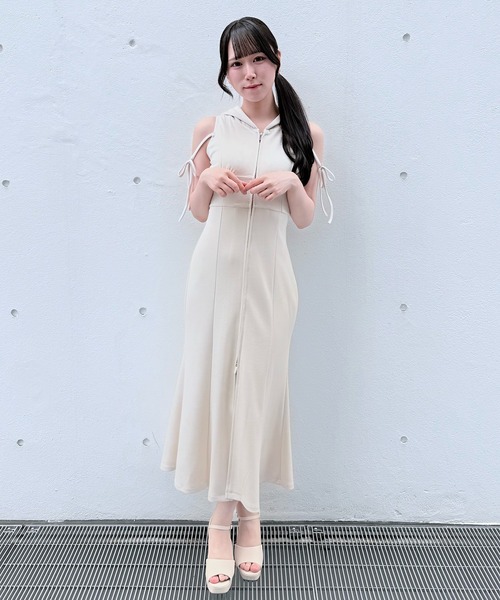 NOMAE ワンピース セット NOMAE（ノーマエ） ワンピース スウェットジップパーカーワンピース