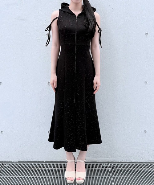 NOMAE（ノーマエ） ワンピース スウェットジップパーカーワンピース
