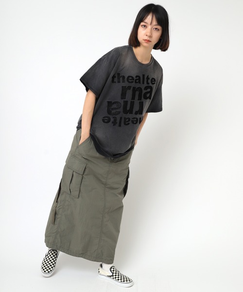 「RNA」 半袖Tシャツ MEDIUM パープル レディース_画像4