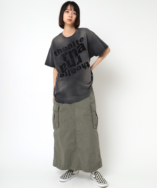 「RNA」 半袖Tシャツ MEDIUM パープル レディース_画像5