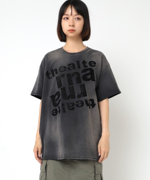 「RNA」 半袖Tシャツ MEDIUM パープル レディース_画像6