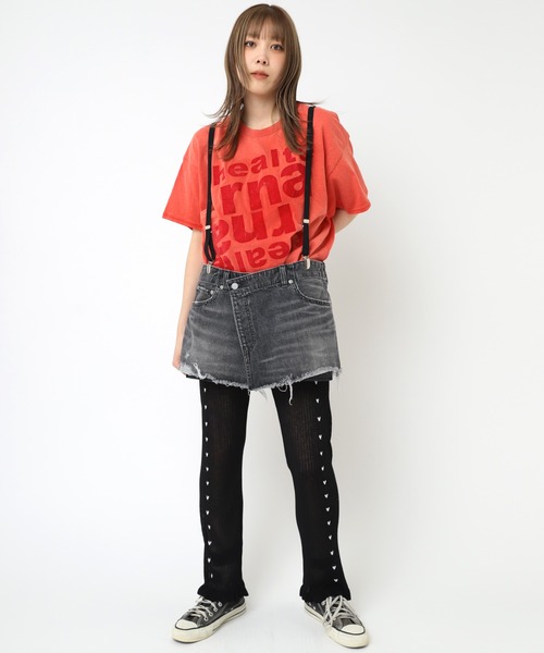 「RNA」 半袖Tシャツ MEDIUM パープル レディース_画像8