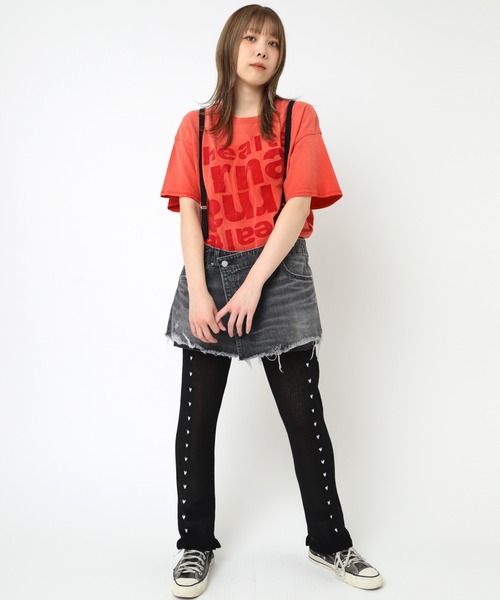「RNA」 半袖Tシャツ MEDIUM パープル レディース_画像9