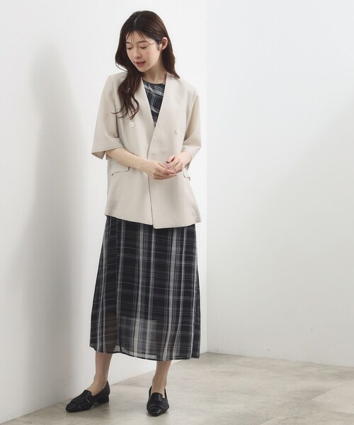 grove（グローブ） ワンピース 夏 「洗える・体型カバー」アート