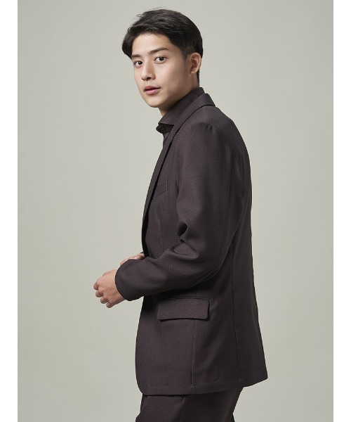 「Perfect Suit FActory」 「TOKYO RUN」テーラードジャケット L ダークブラウン メンズ_画像5