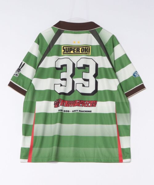 DEUS EX MACHINA（デウスエクスマキナ） tシャツ STRIPE SS MOTO