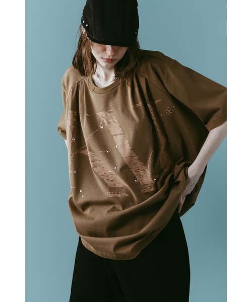Knuth Marf（クヌースマーフ） tシャツ 半袖 tuck detail oversized
