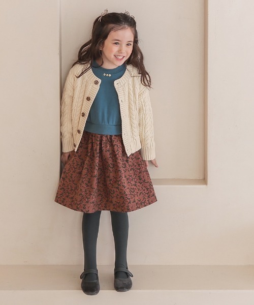 「n.o.u.s」 「KIDS」ドッキングワンピース 140cm グレー キッズ_画像8