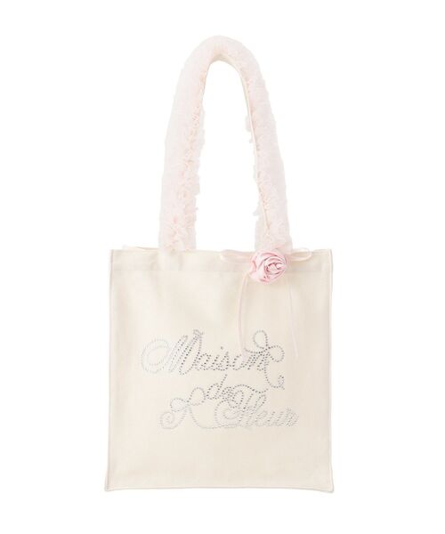 Maison de FLEUR（メゾンドフルール） トートバッグ チュールハンドル