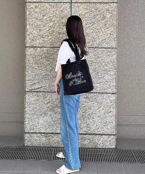 Maison de FLEUR（メゾンドフルール） トートバッグ チュールハンドル