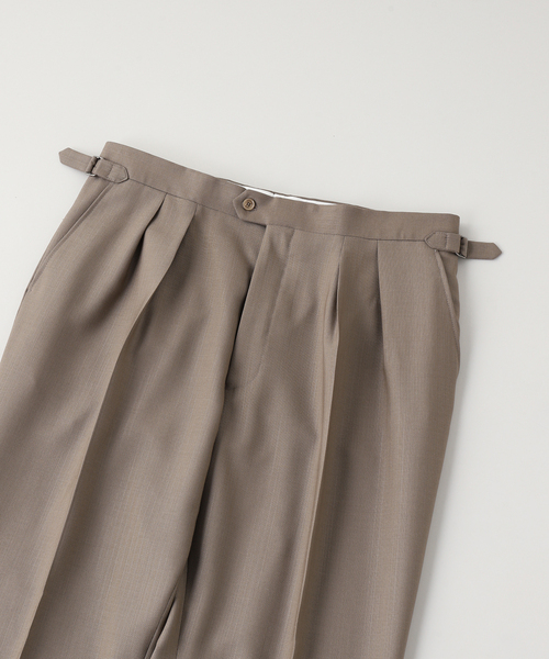 スラックス fursac (フルサック) Pleated Trousers メンズ レディースの画像