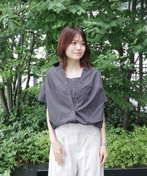 UNITED TOKYO（ユナイテッドトウキョウ） ブラウス シャツ 夏 半袖