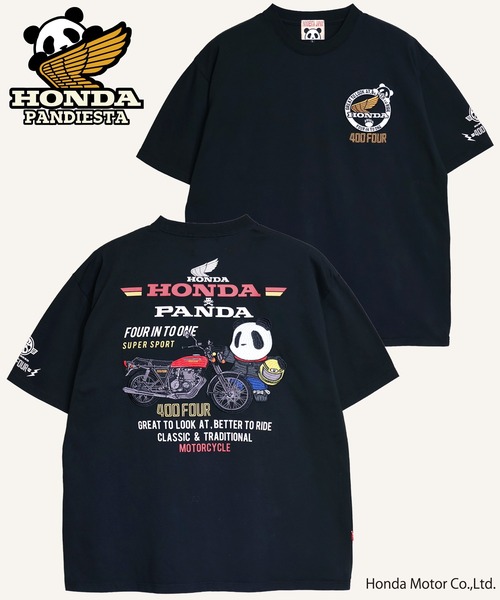 PANDIESTA（パンディエスタ） tシャツ Honda×Pandiesta CB400 FOUR相棒
