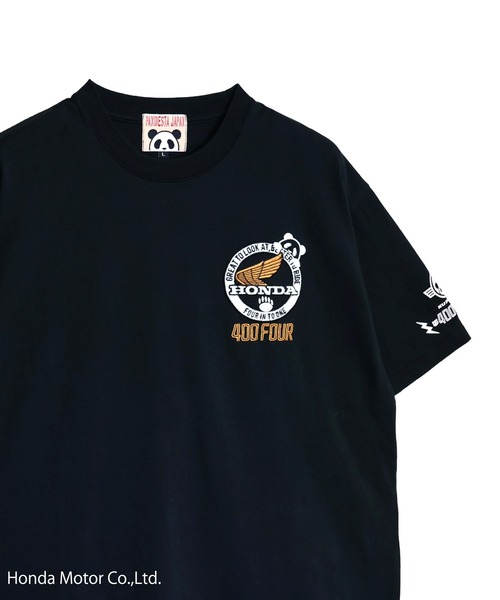 PANDIESTA（パンディエスタ） tシャツ Honda×Pandiesta CB400 FOUR相棒