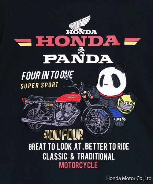 PANDIESTA（パンディエスタ） tシャツ Honda×Pandiesta CB400 FOUR相棒