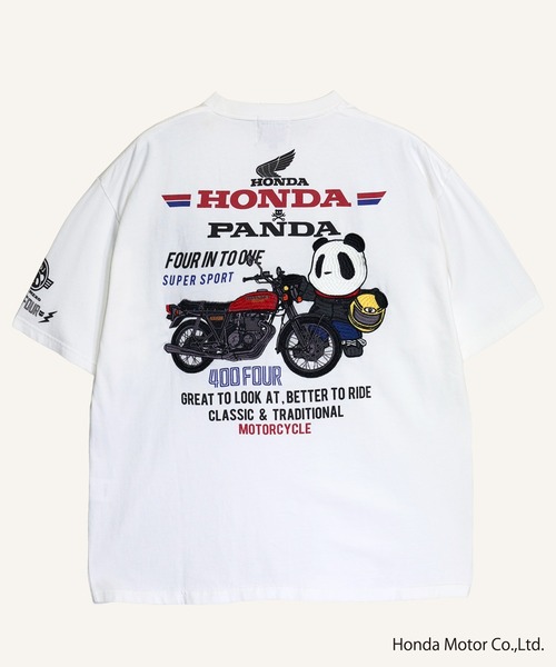 PANDIESTA（パンディエスタ） tシャツ Honda×Pandiesta CB400 FOUR相棒