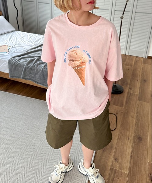 「PILIT」 半袖Tシャツ MEDIUM ラベンダー レディース_画像2