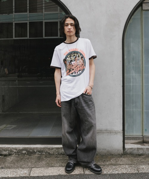 COLUR by ROLLAND BERRY ローリングストーンズTシャツL ROOP TOKYO tシャツ THE ROLLING STONES / ザ・ローリング・ストーンズ