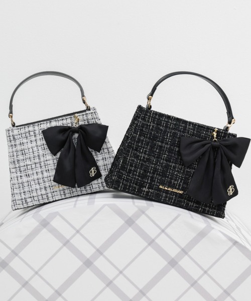 ブラック キルティング ハンドバッグ JILL by JILL STUART（ジルバイジルスチュアート） キルティング