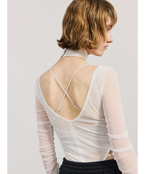 「SORIN」 長袖カットソー 38 ブラック レディース_画像5