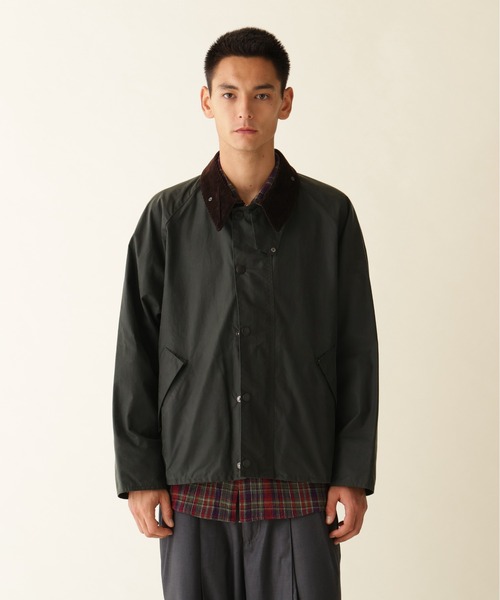 ★良品（未使用）Barbour トランスポート ノンワックスジャケット38サイズ Barbour（バブアー） ブルゾン アウター TRANSPORT WAX JACKET OS