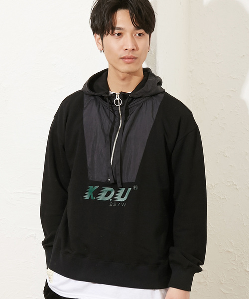 KICS DOCUMENT. パーカー キクスドキュメント / BI COL ZIP HOODIE