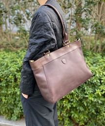 【美品✨】SOT 2way トートバッグ 大容量 オールレザー 黒 sot（ソット） トートバッグ 公式 ELEGANZAレザー 2way がま口