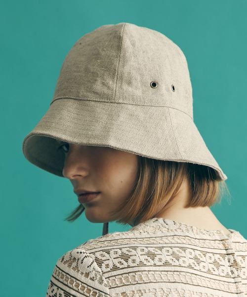 取寄品】 帽子 ハット 《別注》【La Maison de Lyllis】3SEASON LINEN ...