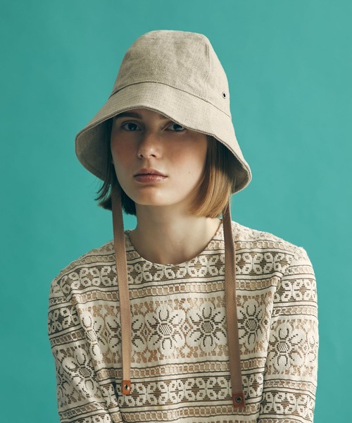 取寄品】 帽子 ハット 《別注》【La Maison de Lyllis】3SEASON LINEN ...
