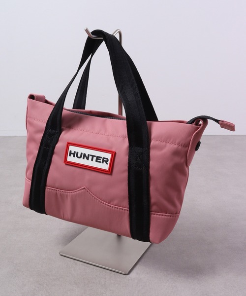 本当に信頼出来る店 HUNTER トートバッグ NYLON TOPCLIP TOTE MINI ナイロンミニ バッグ