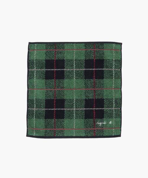 agnes b.（アニエスベー） ハンカチ KD40 SERVIETTE チェック柄ハンド