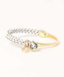 ZAKKA-BOX（ザッカボックス） ブレスレット クリスタルストーンレザー