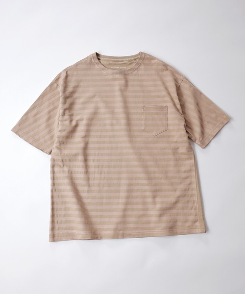 NUMBER (N)INE tシャツ FULL STRIPED PRINT OVER T-SHIRT / 総柄