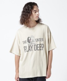 レミレリーフ テンジクレギュラーTシャツ 半袖 ベージュ ロゴT Mサイズ レミレリーフ テンジクレギュラーTシャツ 半袖 ベージュ ロゴT M
