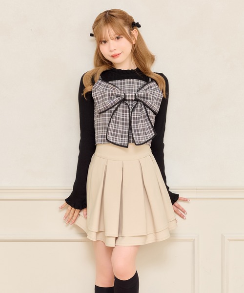 apres jour（アプレジュール） スカート ハイウエストフレアスカパン