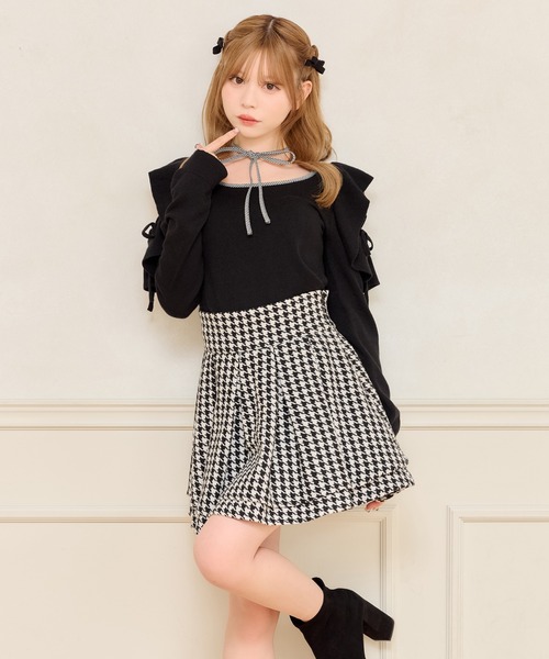 apres jour（アプレジュール） スカート ハイウエストフレアスカパン