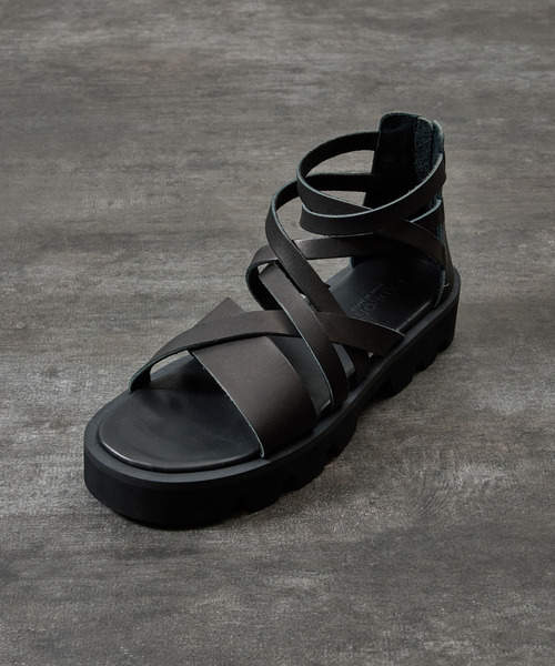 Padrone パドローネ　ブラック　レザーサンダル　バックストラップ　42 楽天市場】値下げしました PADRONE LEATHER SANDAL size：42