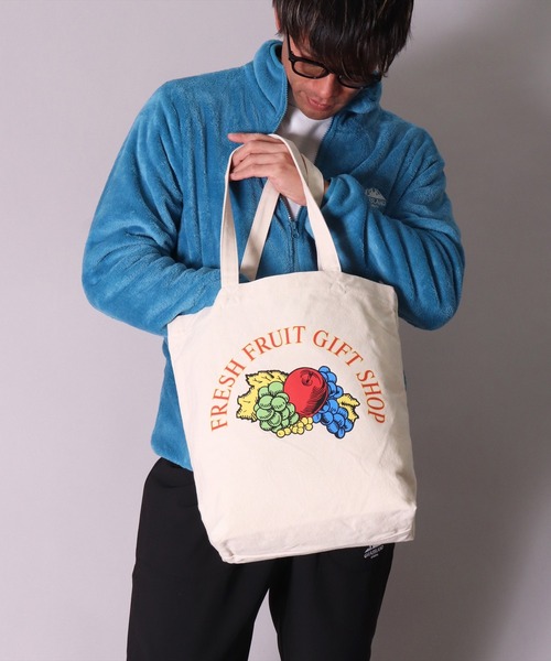 STUDIO BOHEME フルーツ柄トートバッグ FRUIT OF THE LOOM（フルーツオブザルーム） トートバッグ (GA)「FRUIT