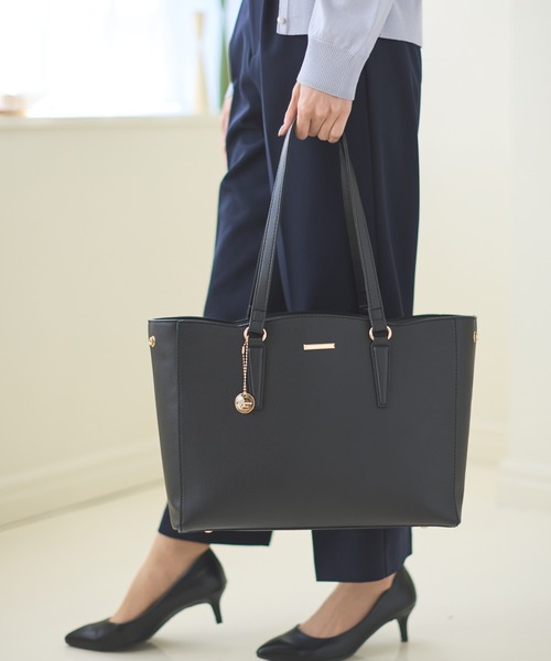 Honeys（ハニーズ） トートバッグ スカラップA4収納トートバッグ