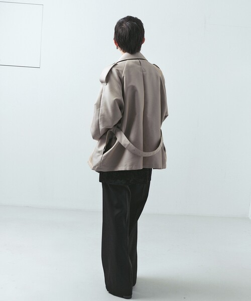 トレンチコート SHORT TRENCH COAT セール】compact taffeta short trench coat(コンパクトタフタ