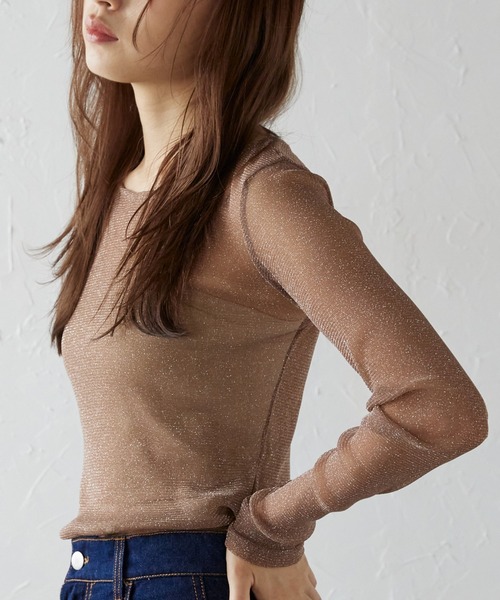 tシャツ チュールメッシュＴ レディース ◇チュールメッシュT（Tシャツ/カットソー）｜LE PHIL
