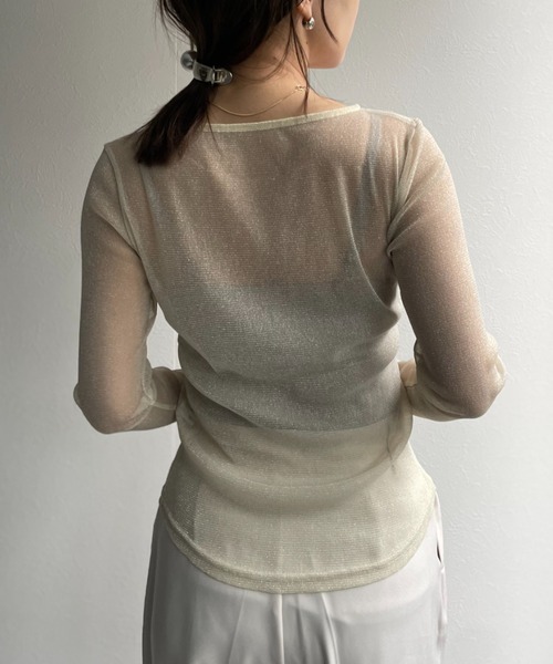 tシャツ チュールメッシュＴ レディース ◇チュールメッシュT（Tシャツ/カットソー）｜LE PHIL