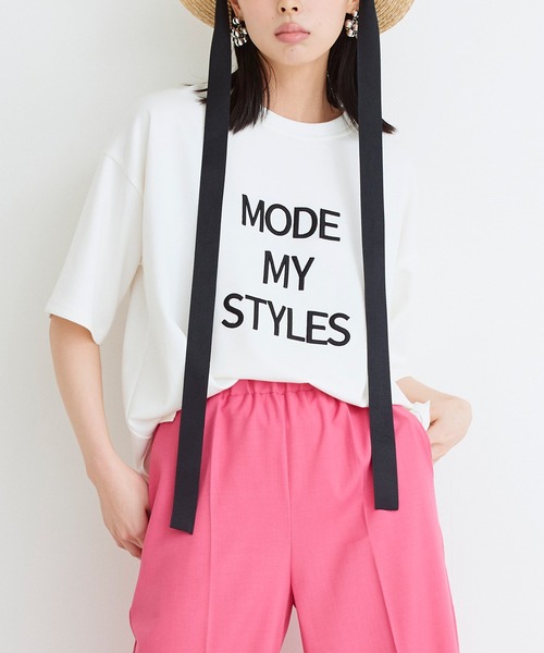 tシャツ 「Narcissus」シシュウロゴTシャツ レディース Narcissus tシャツ 「Narcissus」シシュウロゴTシャツ