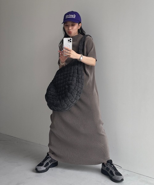 wee9s ワンピース daily super stretch pleats one piece