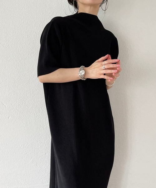 wee9s ワンピース daily super stretch pleats one piece
